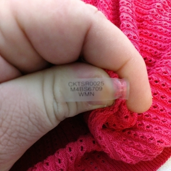 Calvin Klein Open Front Cardigan Pink/Red size s - Picture 7 of 11